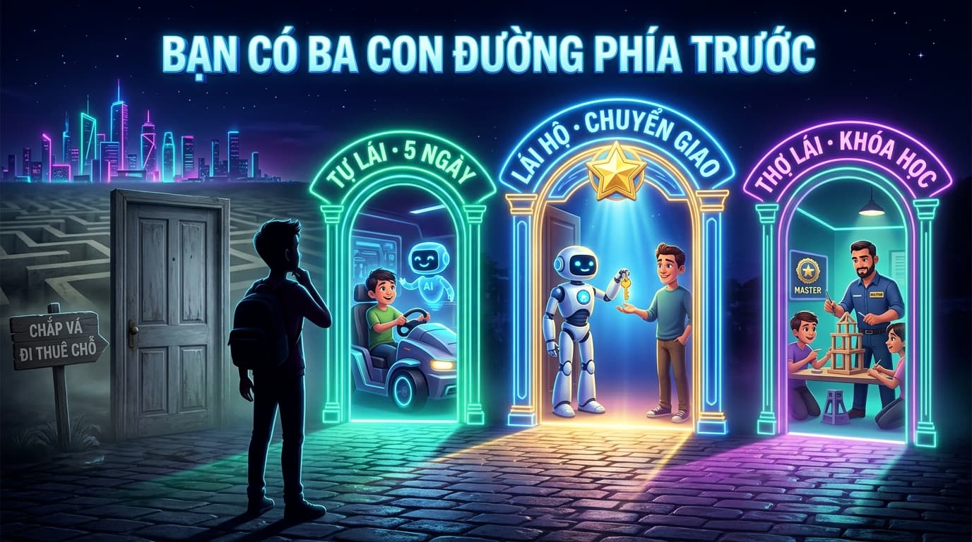 Ba con đường - chọn cách sở hữu Website All-in-One