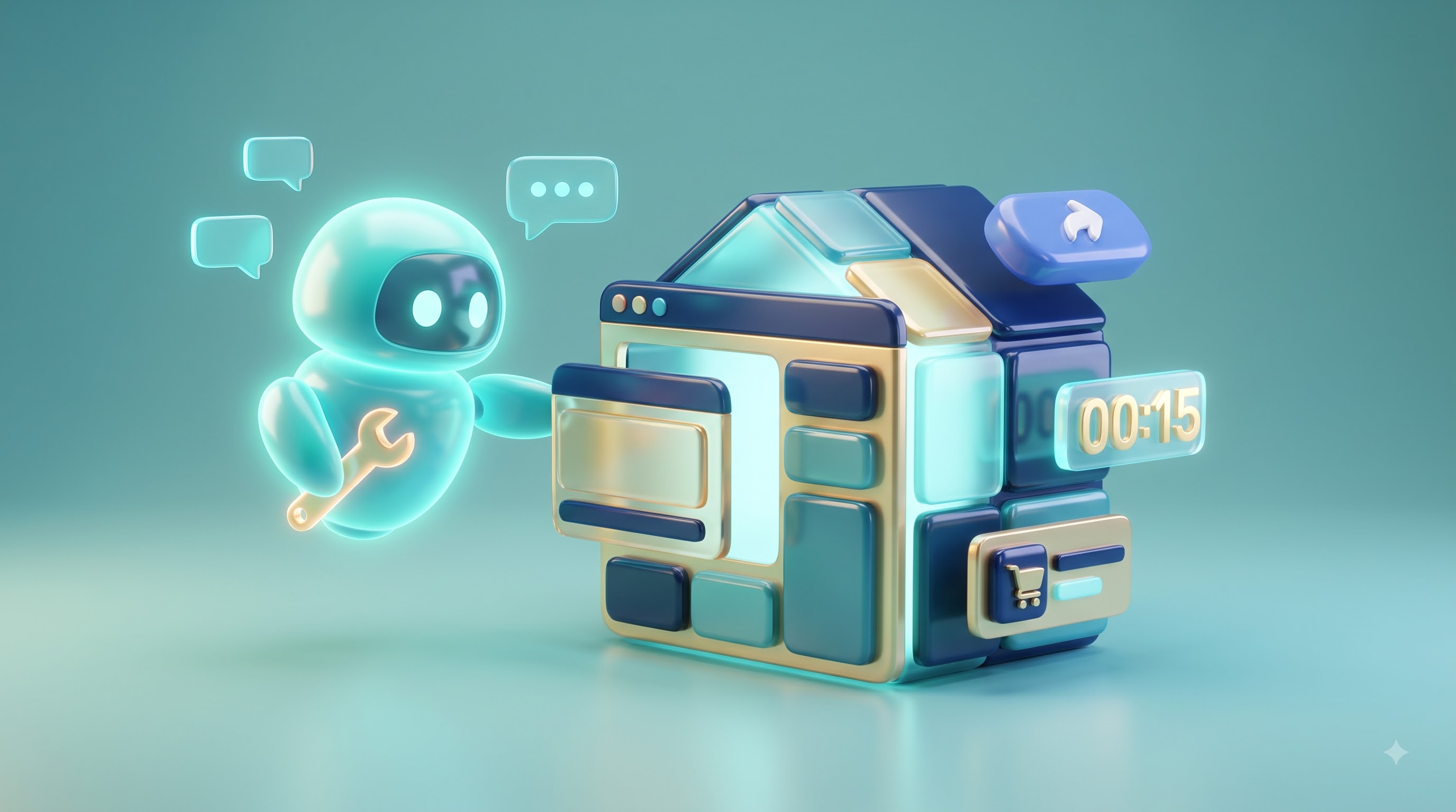 Một nền tảng website, biến thành bất kỳ dạng web nào — chỉ cần nói chuyện