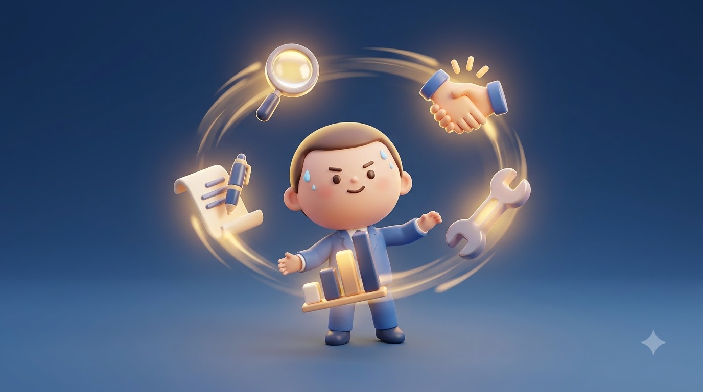5 vai mà người kinh doanh online một mình buộc phải kiêm